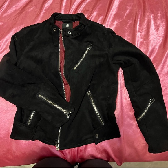 G Star Raw suede women’s Jacket size Medium - Picture 1 of 4